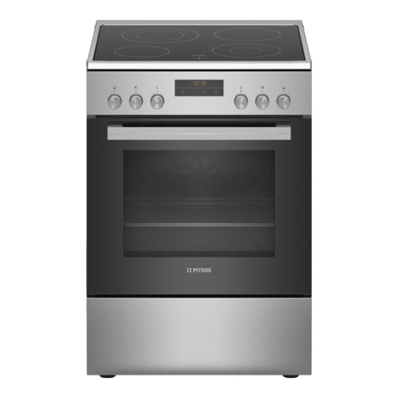 Ελεύθερη κουζίνα κεραμική Inox PITSOS PHN039350