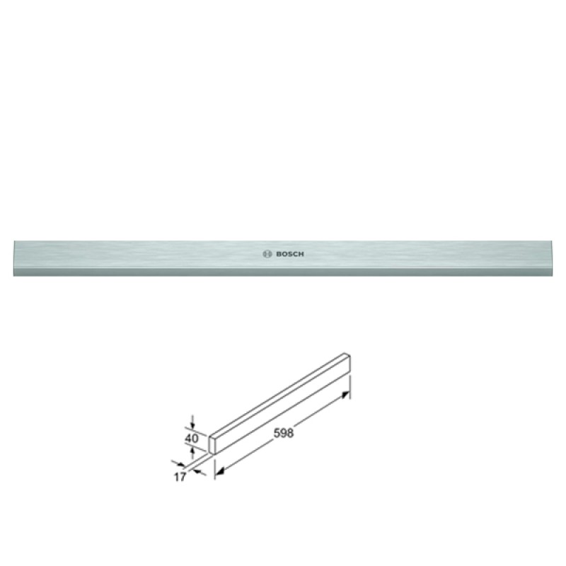 Μετόπη πρόσοψης απορροφητήρα BOSCH DSZ4685 Inox 60cm