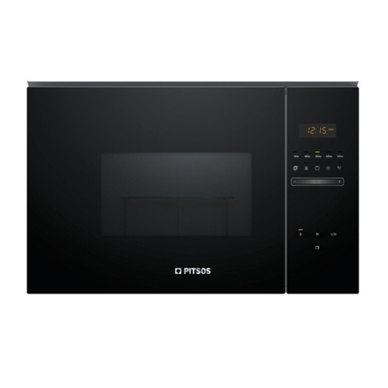 Εντοιχιζόμενος φούρνος μικροκυμάτων PITSOS PG30W75X2 μαύρο