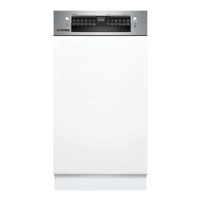 Εντοιχιζόμενο πλυντήριο πιάτων PITSOS DIS61I01 Inox 45cm