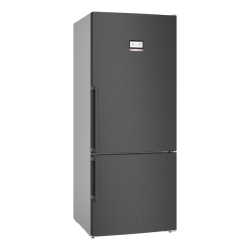 Ψυγειοκαταψύκτης XXL Full No Frost black Inox BOSCH KGN76AXDR 186x75x80cm