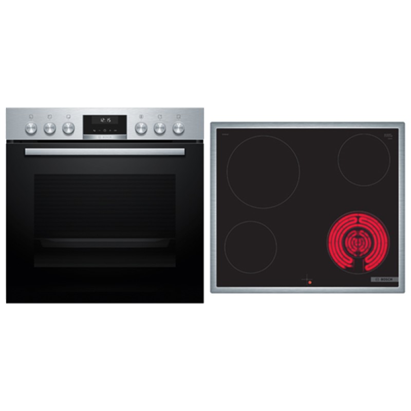Εντοιχιζόμενο set κάτω παγκού BOSCH BA53CN03 (κουζίνα HEG537BS4 + NKF645GA2E)
