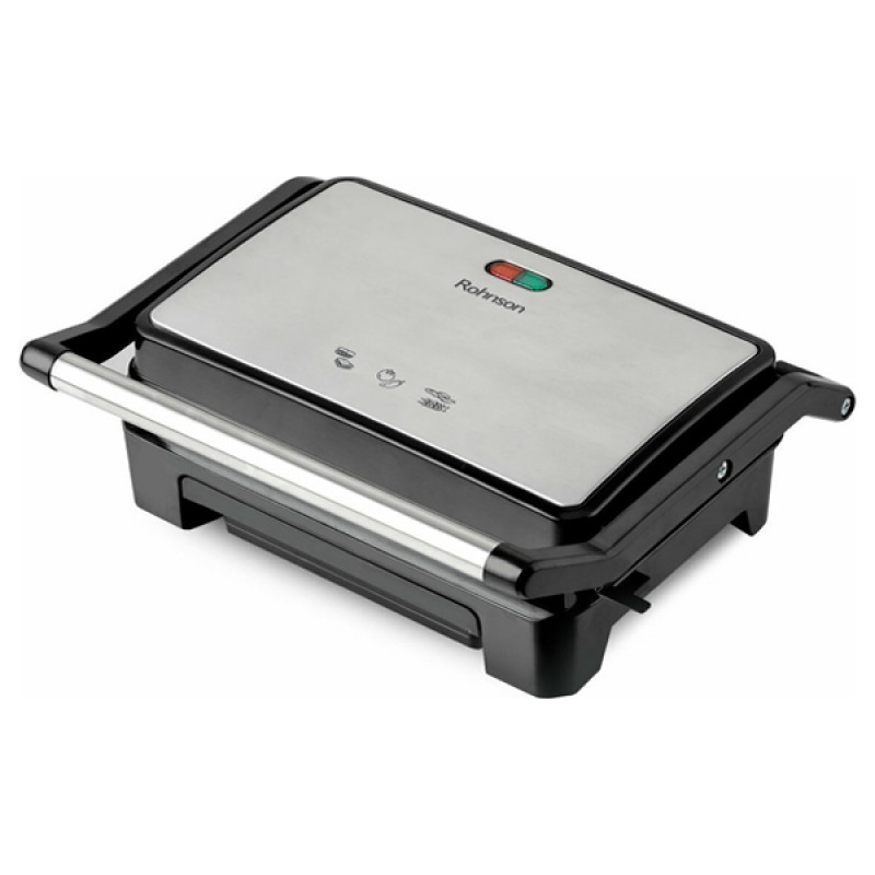 Τοστιέρα ROHNSON R-2105 Μαύρο-Inox 800w