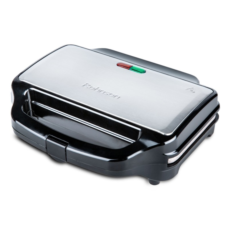 Τοστιέρα ROHNSON R-2751 Μαύρο-Inox 900w