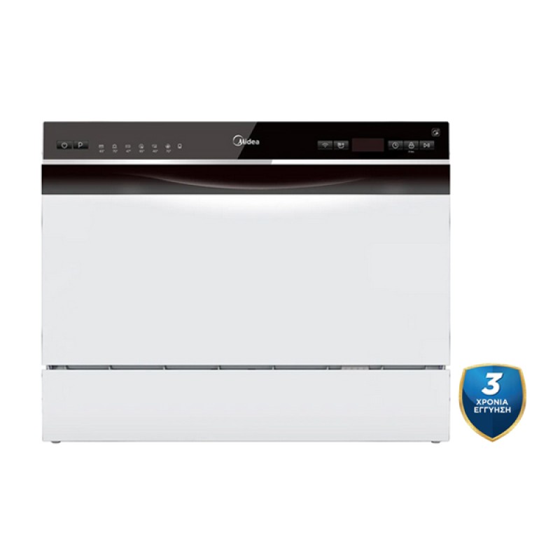 Ελεύθερο πλυντήριο πιάτων (επιτραπέζιο) MIDEA MTD55S400W λευκό