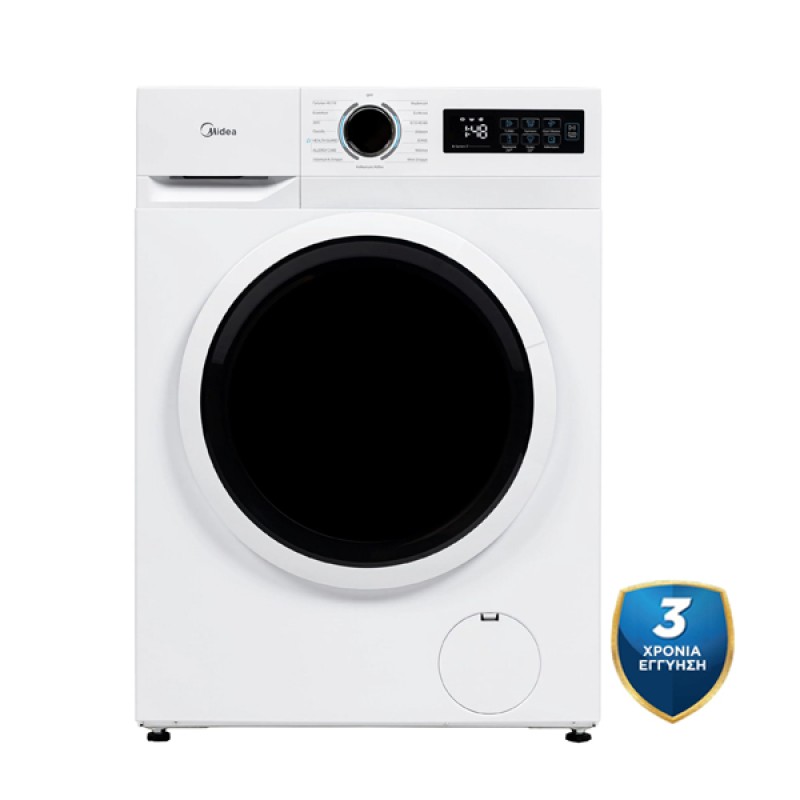 Πλυντήριο ρούχων MIDEA MF110W80BA10/W-GR 8kg 1400rpm