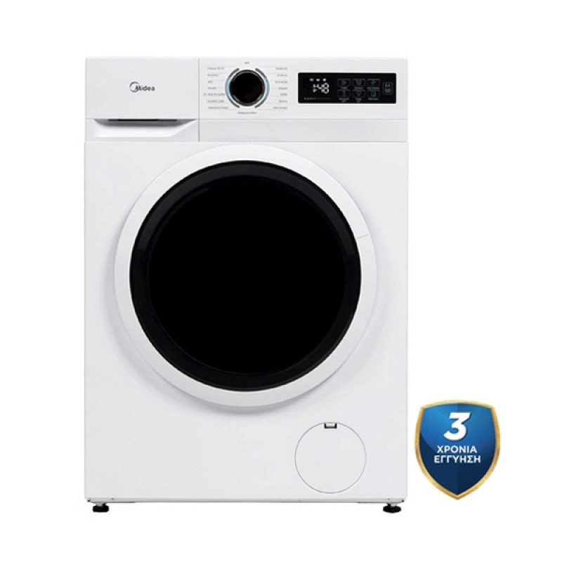 Πλυντήριο ρούχων MIDEA MF110W90BA10/W-GR 9kg 1400rpm