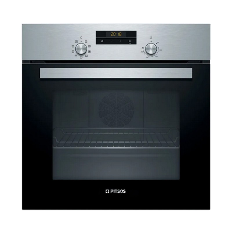 Εντοιχιζόμενος φούρνος PITSOS PH10M40X2 Inox