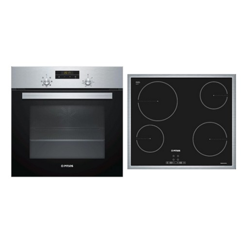 Εντοιχιζόμενο set PITSOS PA10FF03 (κουζίνα PH10M40X2 + εστία CRE645S06)