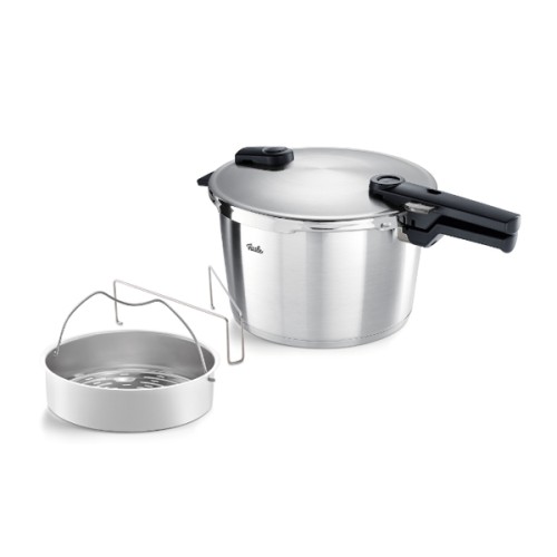 FISSLER χύτρα ταχύτητας VITAQUIK Premium 8lt με καλάθι ατμού 60281008070