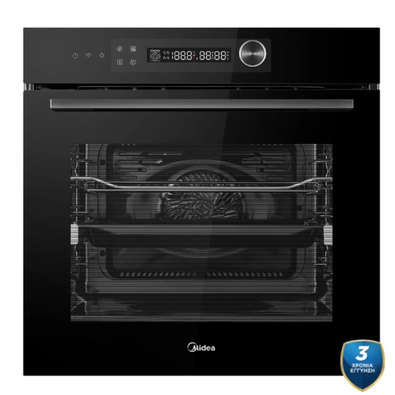 Εντοιχιζόμενος φούρνος MIDEA MBO7NP30E4-BK Black