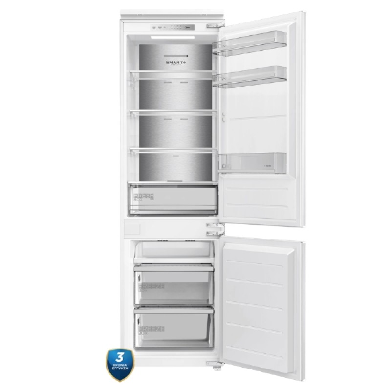 Εντοιχιζόμενος ψυγειοκαταψύκτης Midea MDRE372FGC01