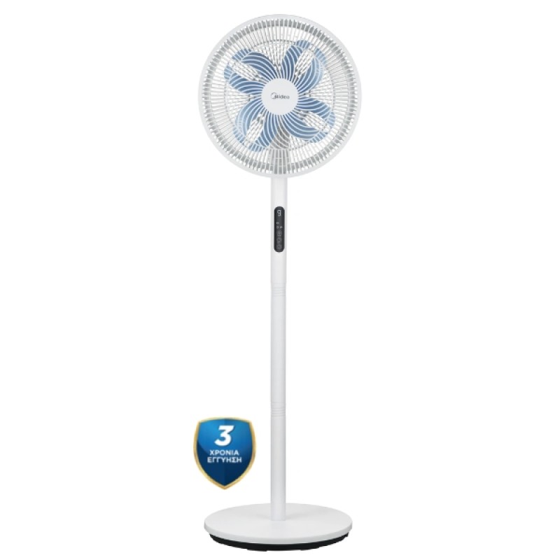 Ανεμιστήρας Ορθοστάτης 30W MIDEA MFS352RDDW 36cm Λευκός