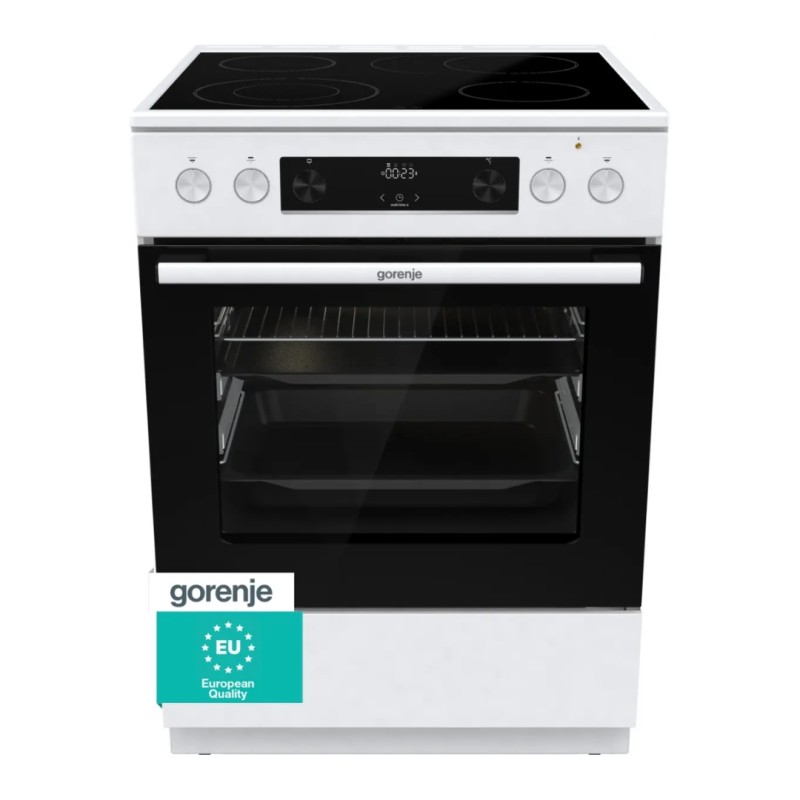 Ελεύθερη κουζίνα κεραμική Λευκή Gorenje GECS6C70WPA