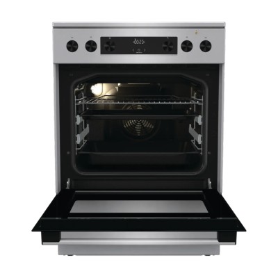 Ελεύθερη κουζίνα κεραμική Inox Gorenje GECS6C70XPA