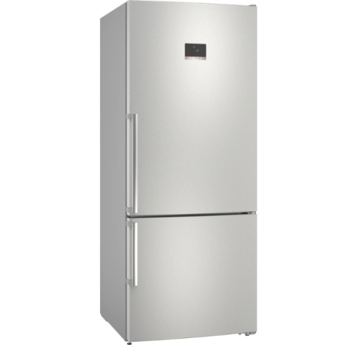 Ψυγειοκαταψύκτης XXL Full No Frost Inox Antifinger BOSCH KGN76XIEP 186x75x80cm